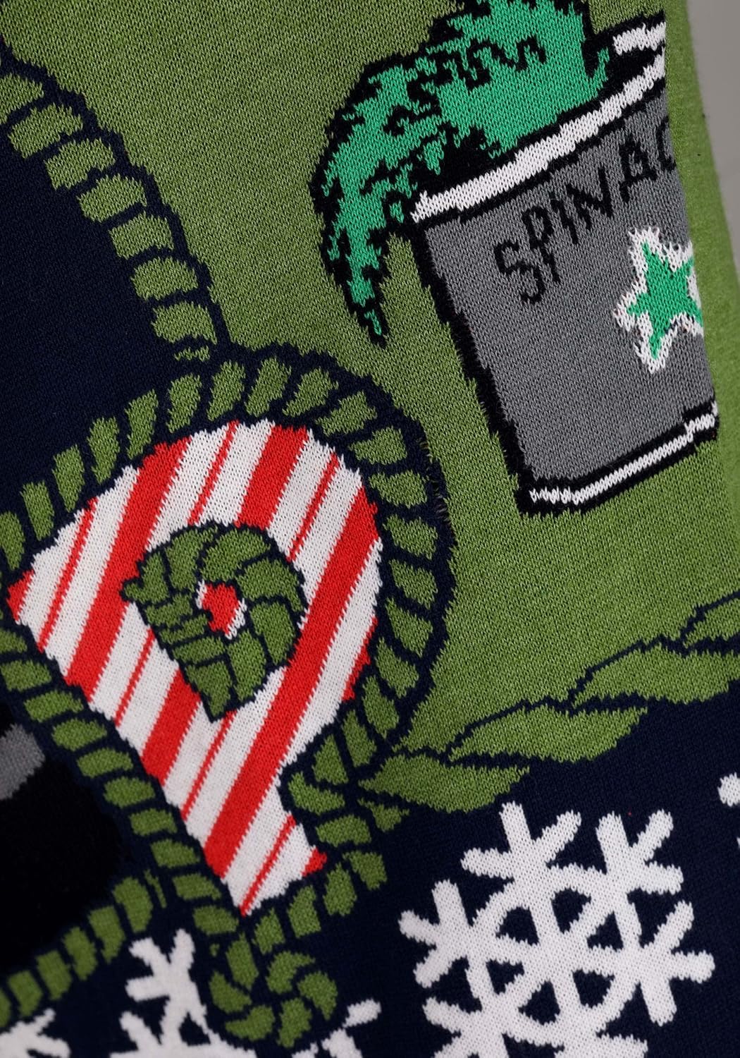 Fun Costumes Popeye the Sailor Man Ugly Christmas Sweater Crewneck for Adults - Unisex TV Character Themed Holiday Sweaters - Image 7