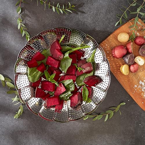 Miniatura 6 de RSVP International Endurance Kitchen Collection - Vaporizador expandible para verduras, 12 pulgadas, acero inoxidable