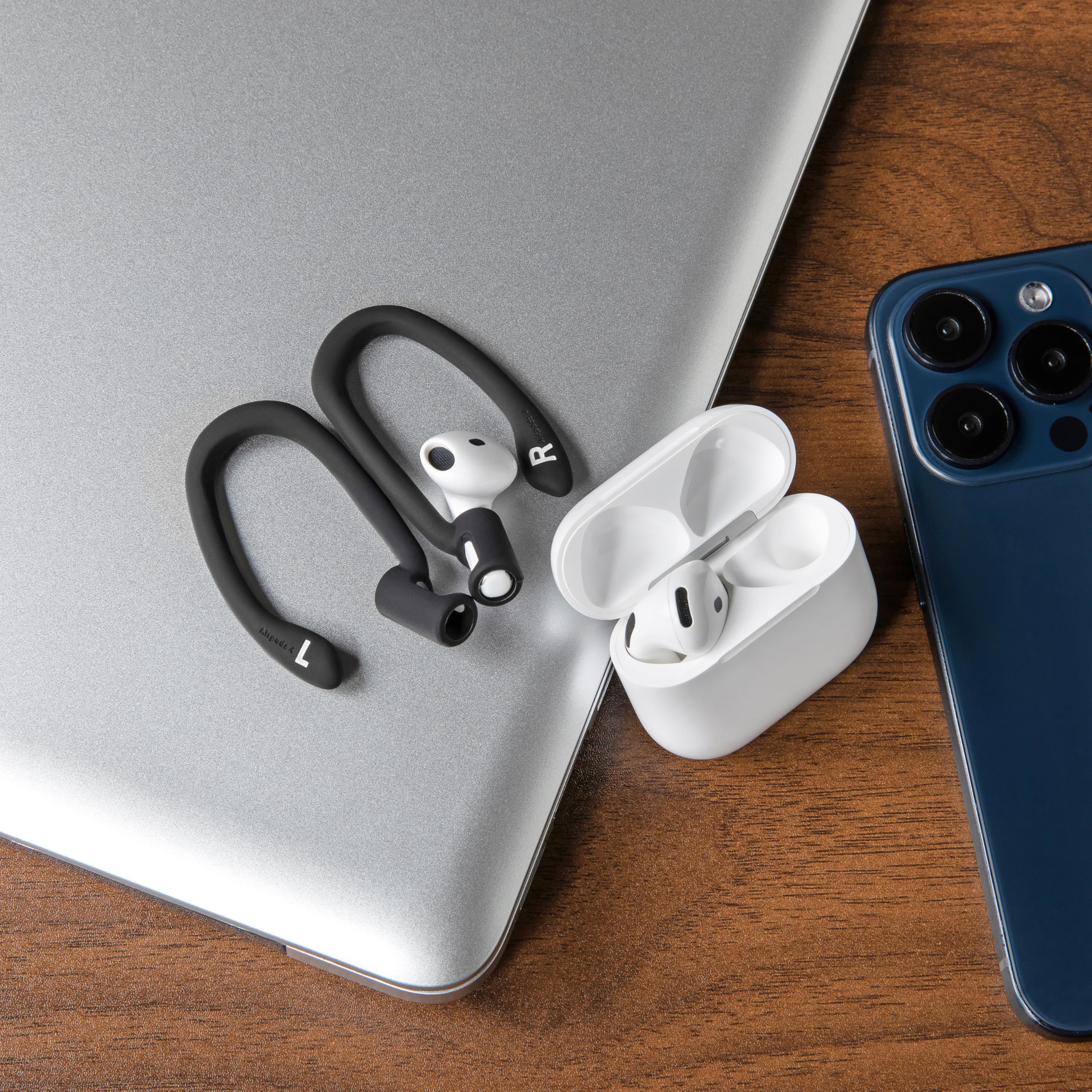 WC HookZ – Patentierte, verbesserte Over-Ear-Bügel für AirPods Pro 1, 2