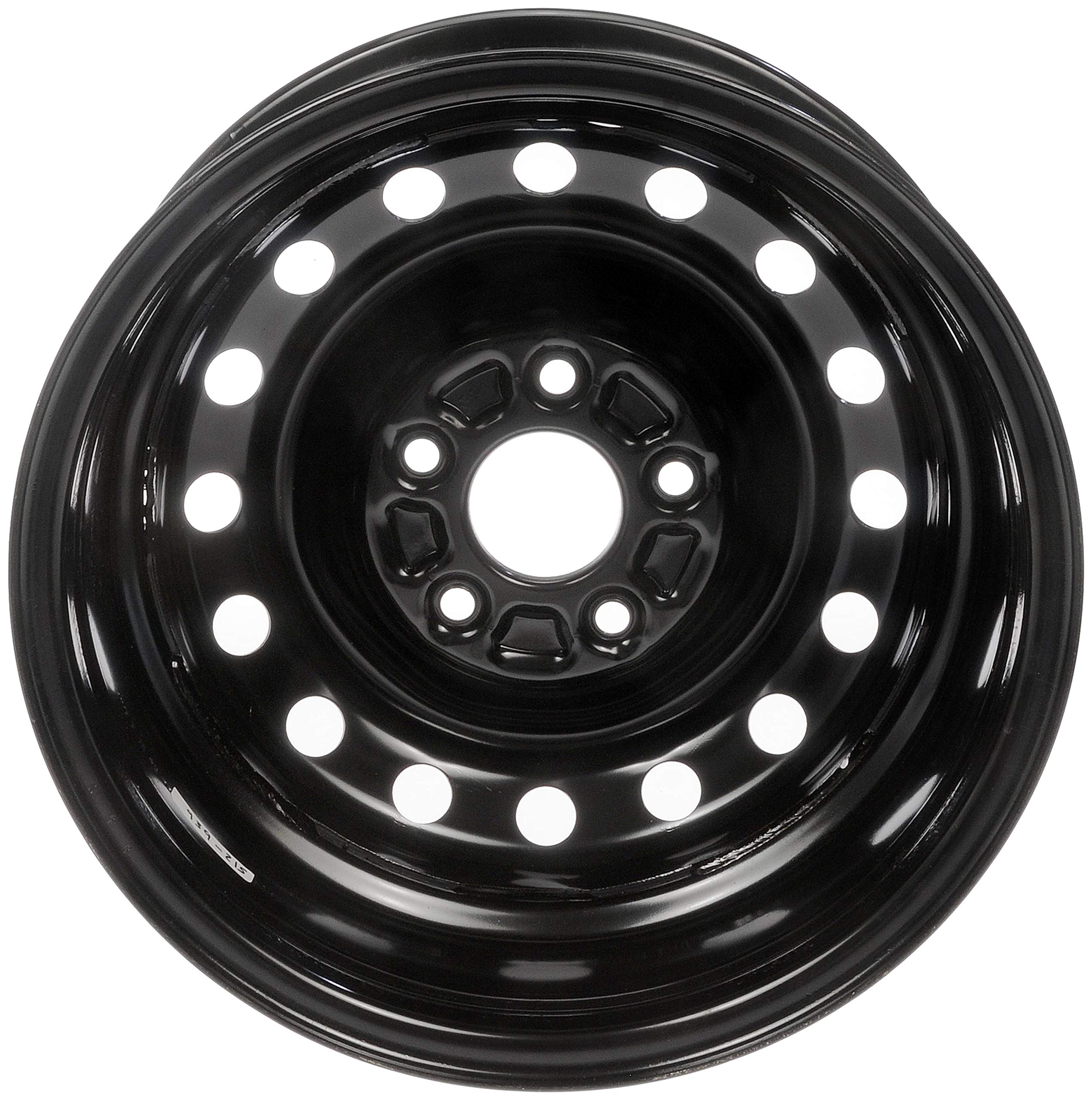 dorman 939-215 15 x 6.5 in. steel wheel compatible with select honda models, black