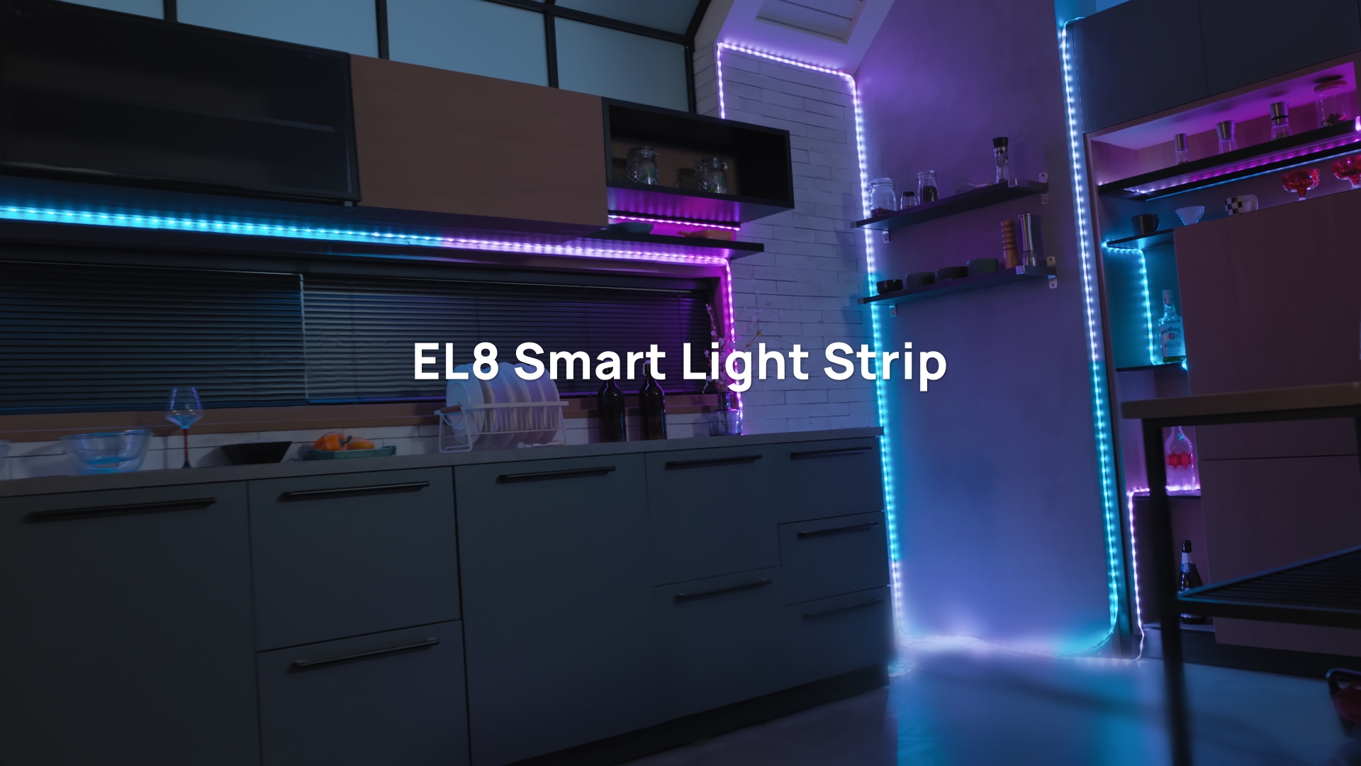Image of Linkind 10ft Smart LED Strip Lights - AuraScape Segmented Color Changing WiFi Light Strip - Compatible with Alexa & Google Home - DIY Dynamic Lighting for Bedroom, Living Room, Gaming Setup & Kitchen