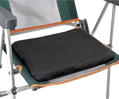 Miniatura 6 de Jaegvida Cojín de silicona para asiento de huevo de gel transpirable con funda antideslizante para silla de oficina, automóvil y silla de ruedas