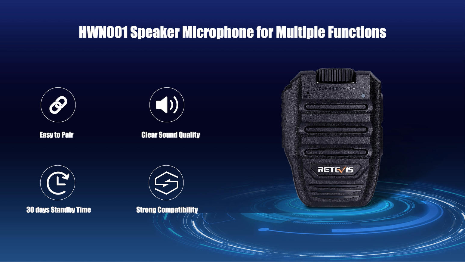 Warning image indicating that the Bluetooth protocol is different and does not match for ICOM, Kenwood, AnyTone, and Motorola radios.