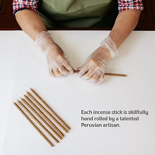 Miniatura 2 de Palo Santo Premium - Varillas de incienso enrolladas a mano de Palo Santo, 100% salvaje peruano para meditación, relajación y limpieza espiritual