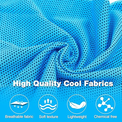 Miniatura 3 de MENOLY Paquete de 200 toallas refrescantes a granel, toallas refrescantes para cuello y cara, toallas de gimnasio, toallas suaves y transpirables