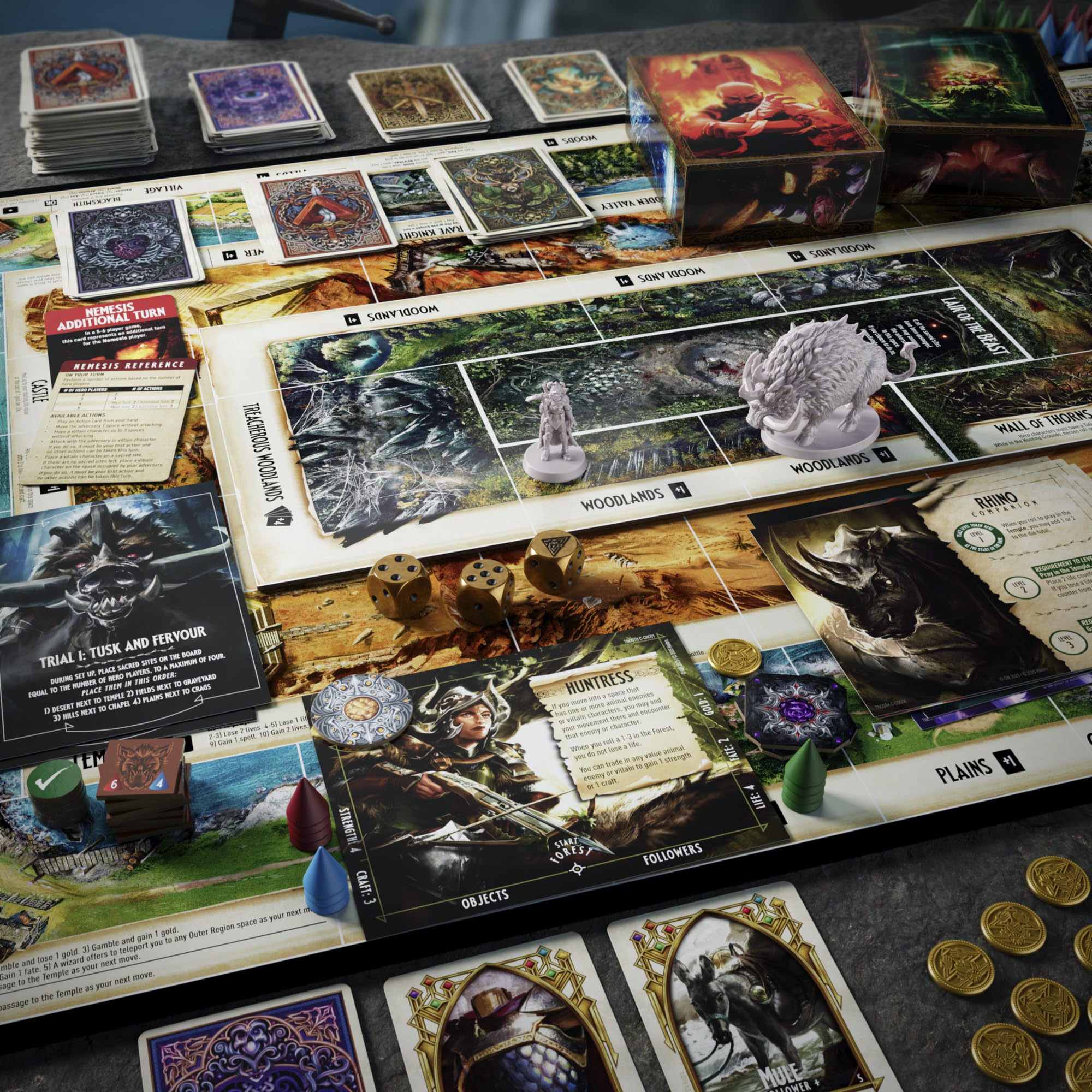 Hasbro Gaming Avalon Hill Talisman Némesis: Call of the Hunt Expansion Pack - Juego de estrategia de aventura - A partir de 12 años, 3-6 jugadores - 60 minutos