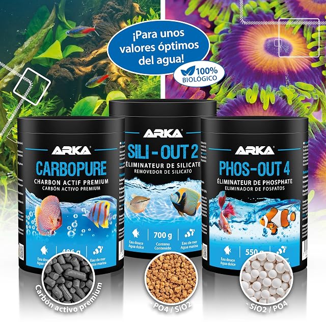 Foto 7 de 7 de Carbón Activo Acuario 1000 ml - Carbopure Agua Cristalina