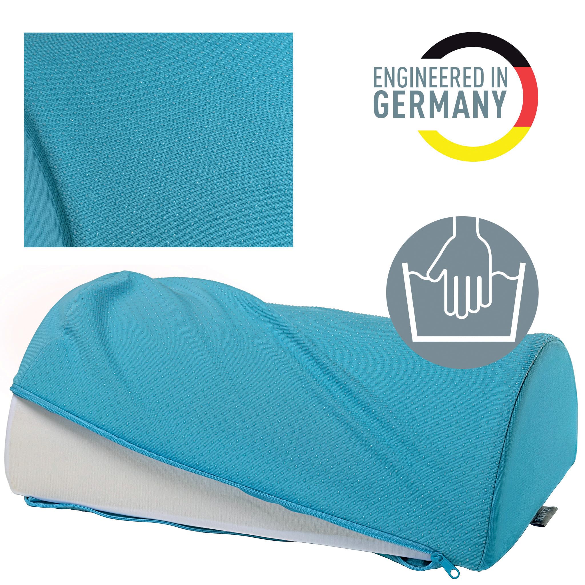 Leitz Ergo Cosy 53710061 Podnóżek, Niebieski, 15,5 x 42 x 15,5 cm