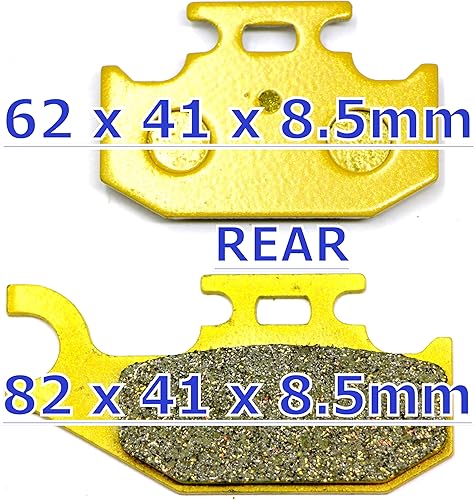 Miniatura 5 de Pastillas de Freno Delantero Trasero Frenos para Can Am Outlander 400 500 650 800 Max - 400 2007-2014 - 500 2007-2012 - 650 2007-2012 - 800
