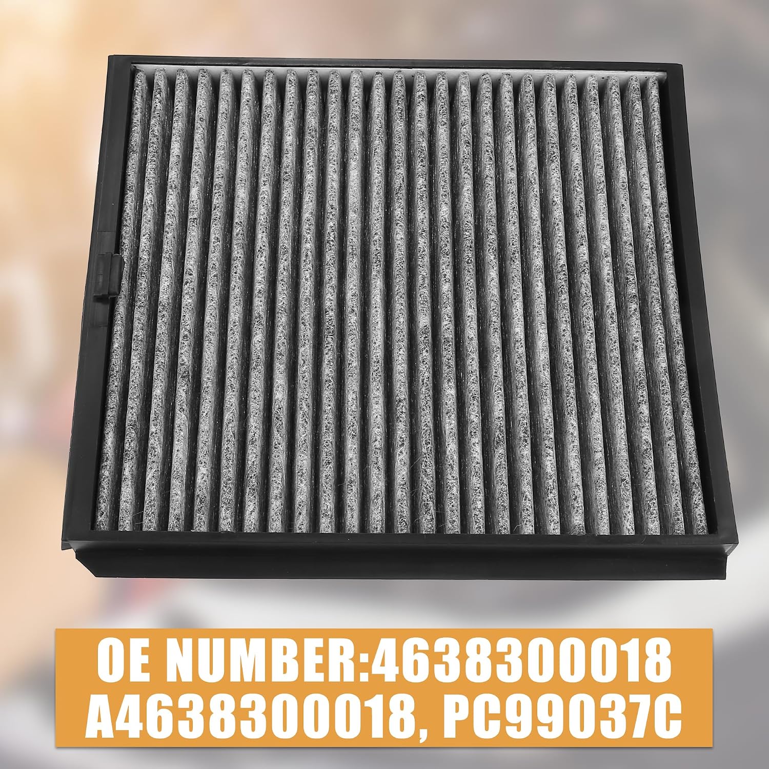 X AUTOHAUX Car Engine Air Filter 4638300018 A4638300018 for Mercedes-Benz G500 5.0L 2002-2008 G55 AMG 5.5L 2003-2011 for Seat Toledo 1.2L 1.4L 1.6L 2013-2019