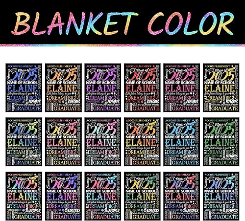 Miniatura 5 de Manta personalizada con collage de fotos, manta de fotos personalizada para graduados, manta personalizada, regalos para temporada de graduación,