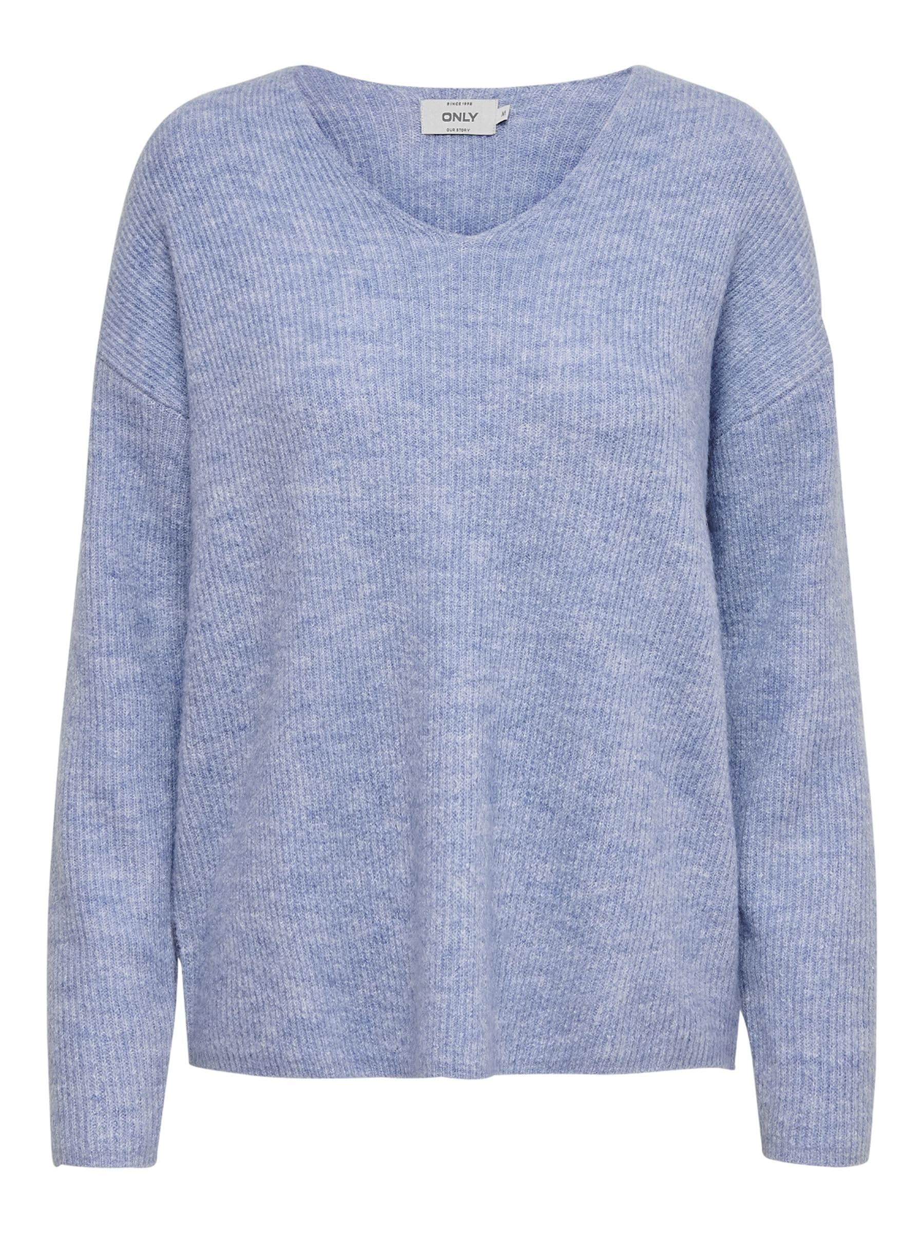 ONLY ONLCAMILLA Female Knitted Jumper, Skyway/Details: Melange., XS
