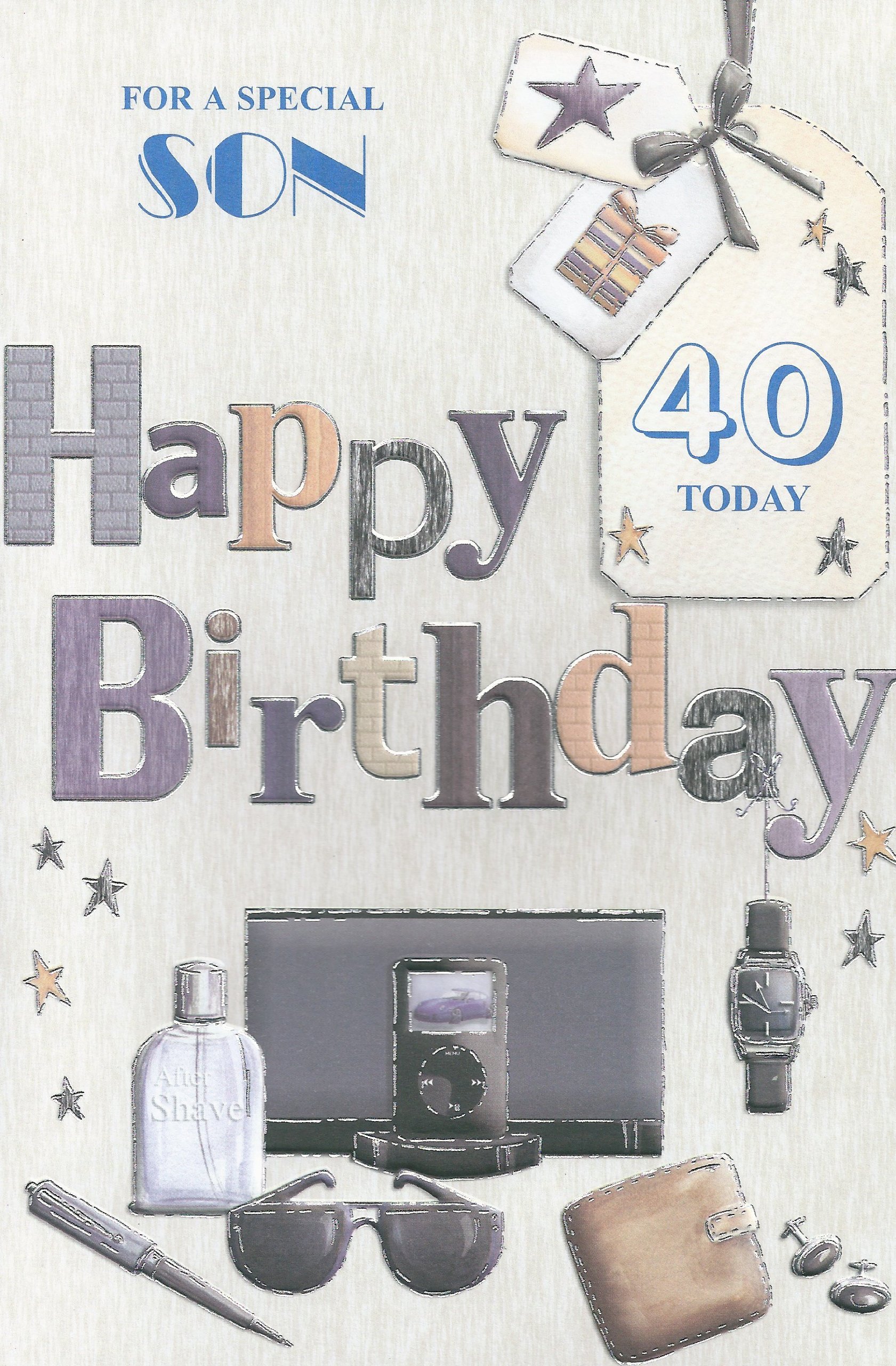 For a Special Son 40 today