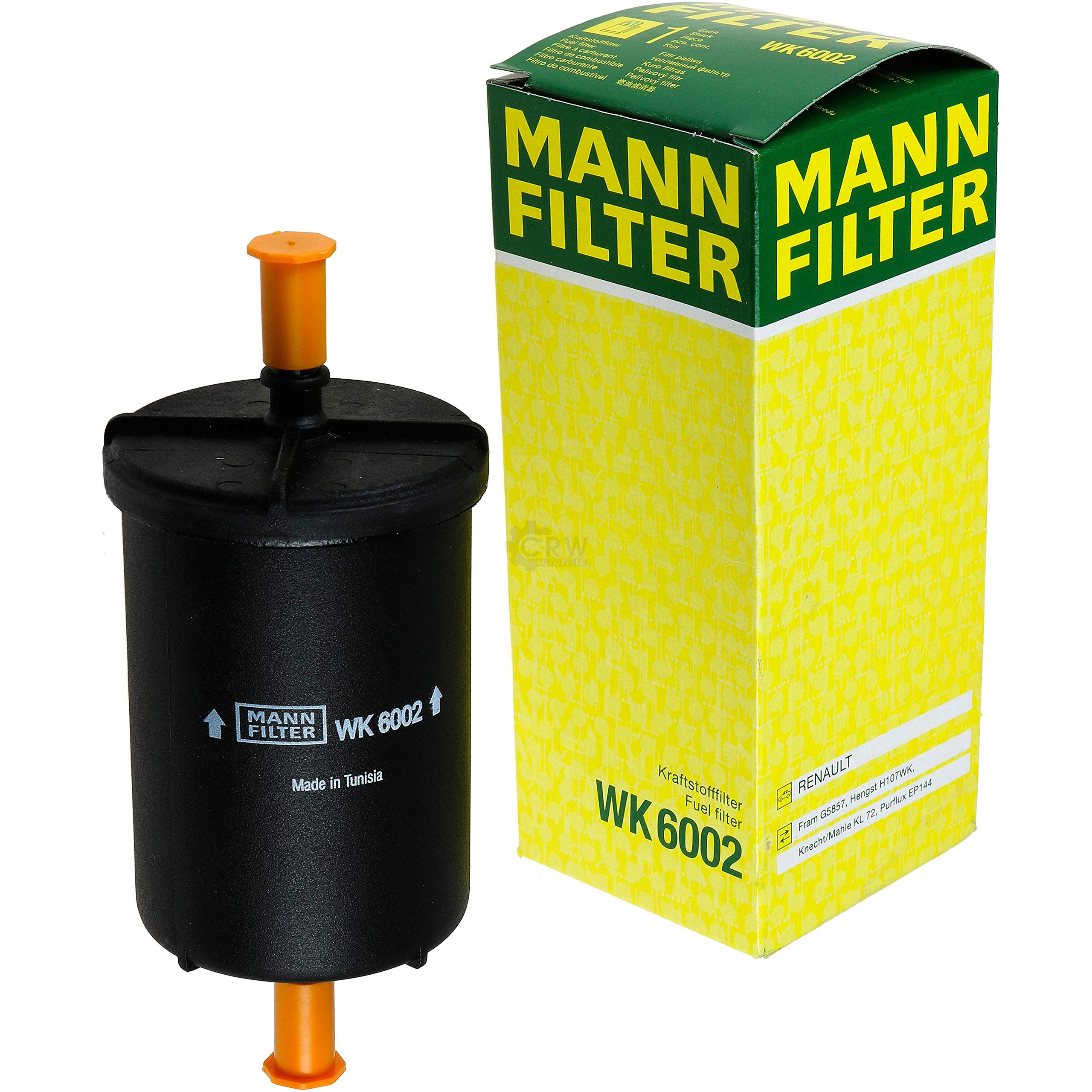 Paquete de inspección Kit de mantenimiento de filtros con filtro de aceite W 66, filtro de aire C 2325, filtro de combustible WK 6002, filtro de habitáculo CUK 1829, tornillo de cierre