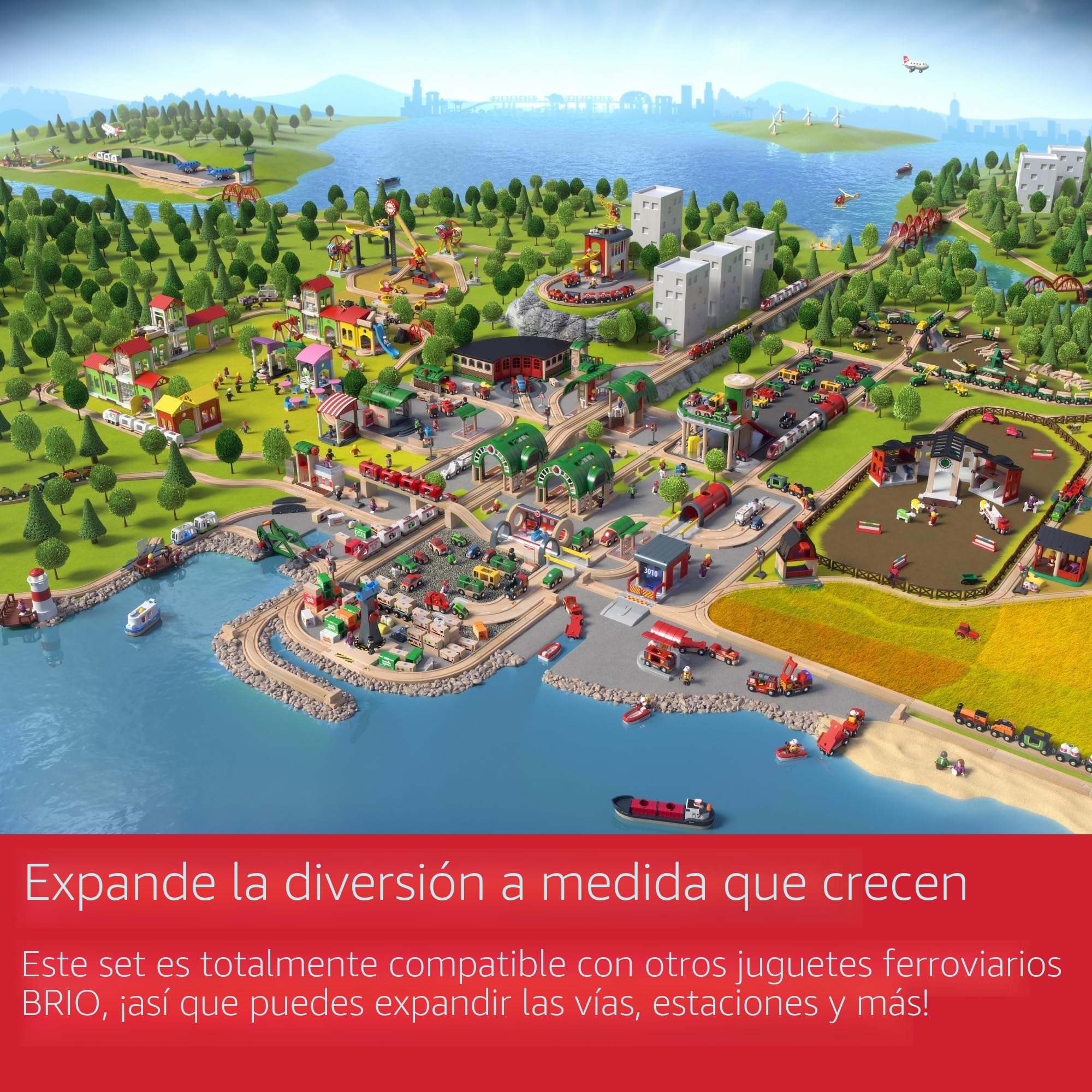 BRIO - Parking para vehículos de Juguete (33204)