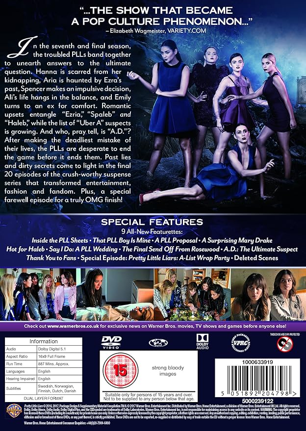Pretty Little Liars Season 7 Dvd Pal方式 海外import版 Tvドラマ Amazon