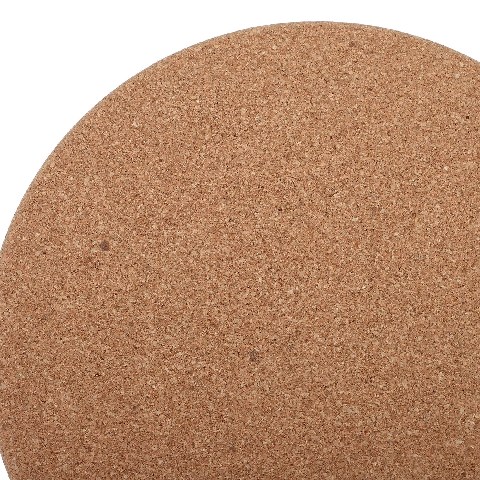 6 Stück Korkuntersetzer Hitzebeständig und rutschfest 20cm Große Runde Quadratische Korkplatten für Heiße Speisen Getränke Pflanzgefäße Abriebfest für Küche und Tisch