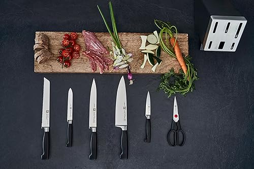 Miniatura 2 de ZWILLING Bloque de cuchillos autoafilable, 7 piezas, acero inoxidable, gris