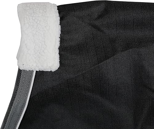 Miniatura 6 de T TEKE Mantas de lujo para caballo, 1200D impermeables y transpirables para el cuidado de los caballos para invierno de 7.05 oz (51-87 pulgadas,