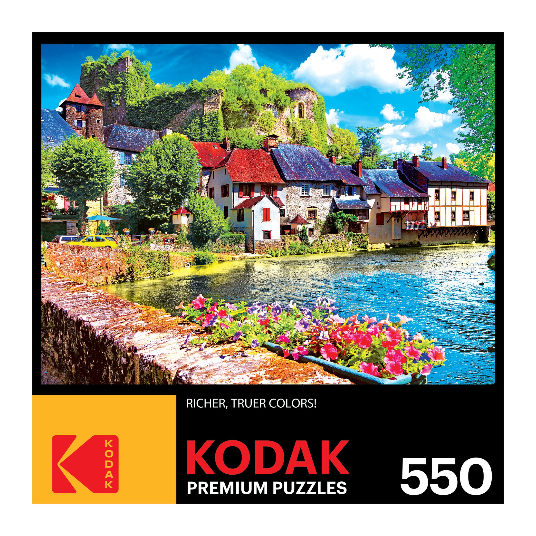 Roseartkodak Premium Auvezere River Limousin France 550 Piece Jigsaw Puzzle
