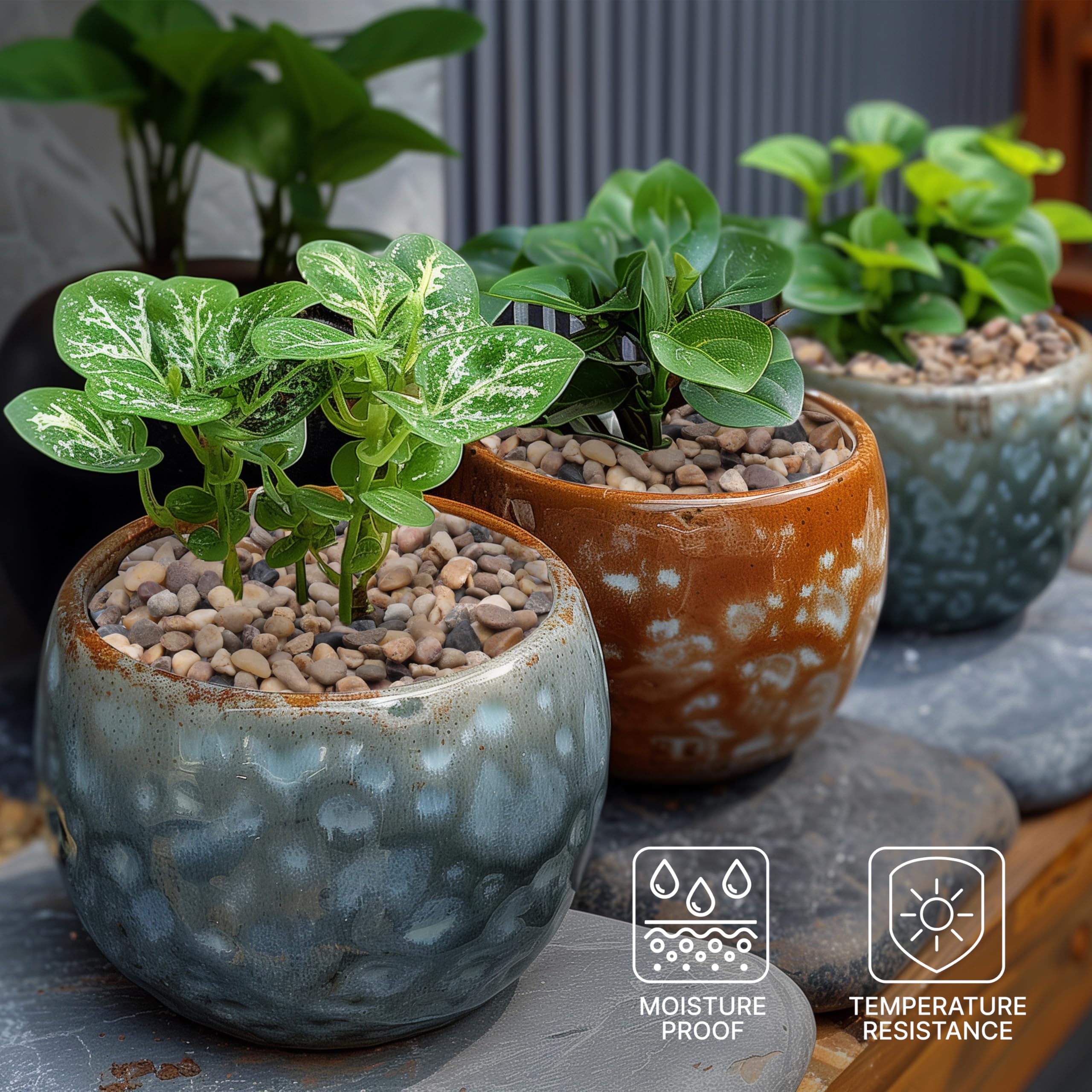 BELLE VOUS Sassolini Decorativi per Vasi (Sacchetto da 3,6 kg) - Ghiaia per Giardino Assortita da 1,4-2,6 cm - Sassi Acquario, Vasi di Piante, Paesaggistica, Casa e Giardino