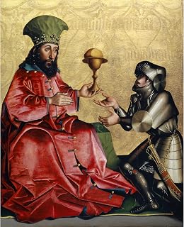 ArtDirect Abraham before Melchizedek (1435) Unframed Art Print Giclee Poster by Konrad Witz - Ready for Framing with Customization Sizes 8x10, 11x14, 16x20, 24x30, 36x44 and 48x59 inches