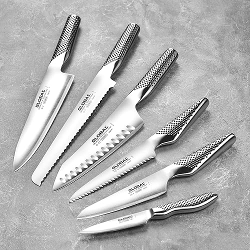 Miniatura 3 de Global Juego de cuchillos de 11 piezas con bloque de acacia