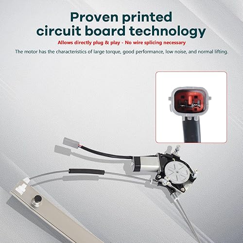 Miniatura 5 de FINDAUTO Elevalunas eléctrico delantero izquierdo lado del conductor para 2001-2007 para Ford Escape, 2005-2007 para Mercury Mariner 741-604