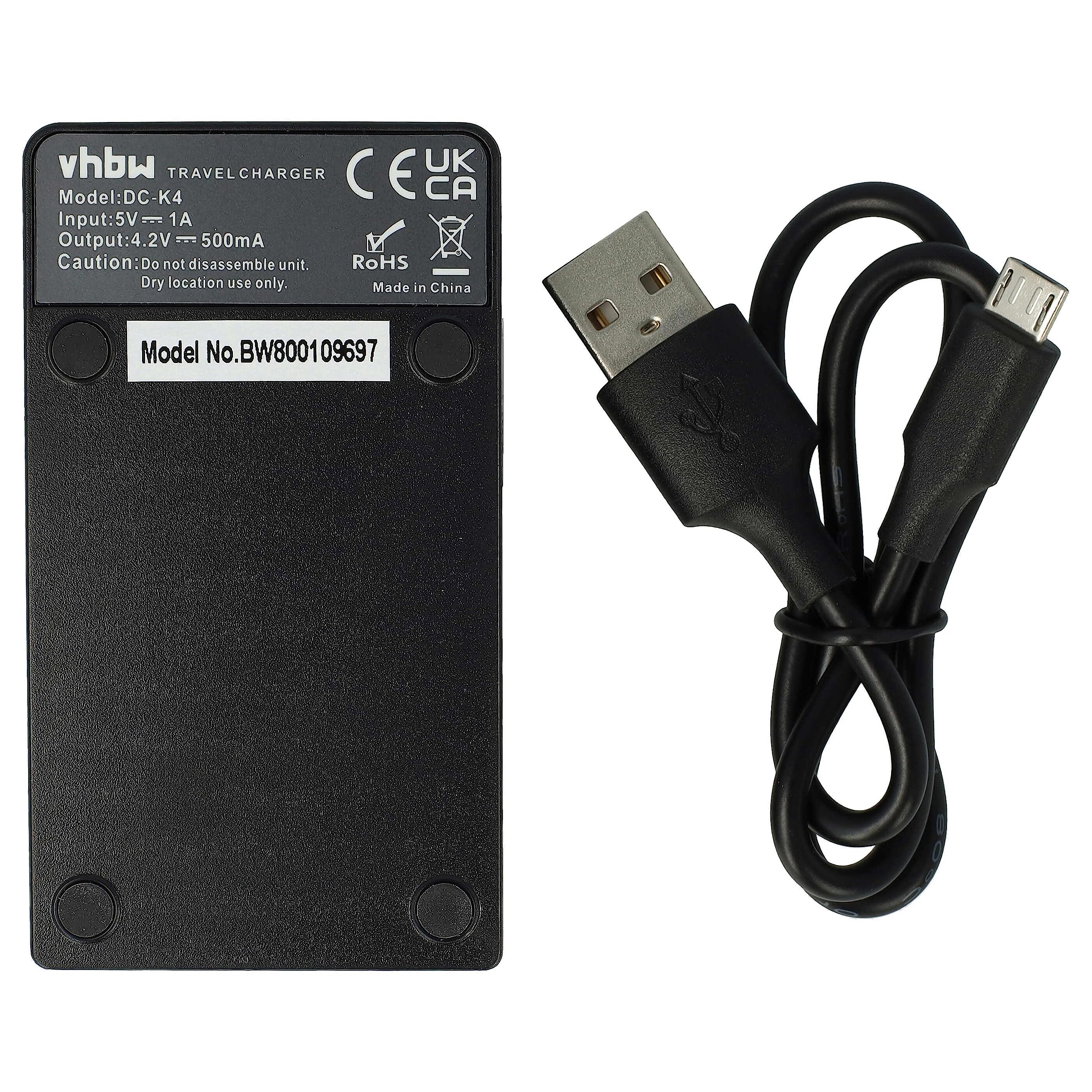 Vhbw Câble USB Chargeur Compatible Casio Exilim EX-Z350 EX-Z550 EX-Z800 EX-ZS100 EX-ZS150 EX-ZS5 EX-ZS6