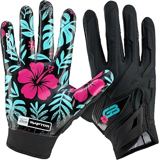 Grip Boost Football Gloves Raptor 2.0 Padded Receiver Gloves with Boost Plus Grip Technology