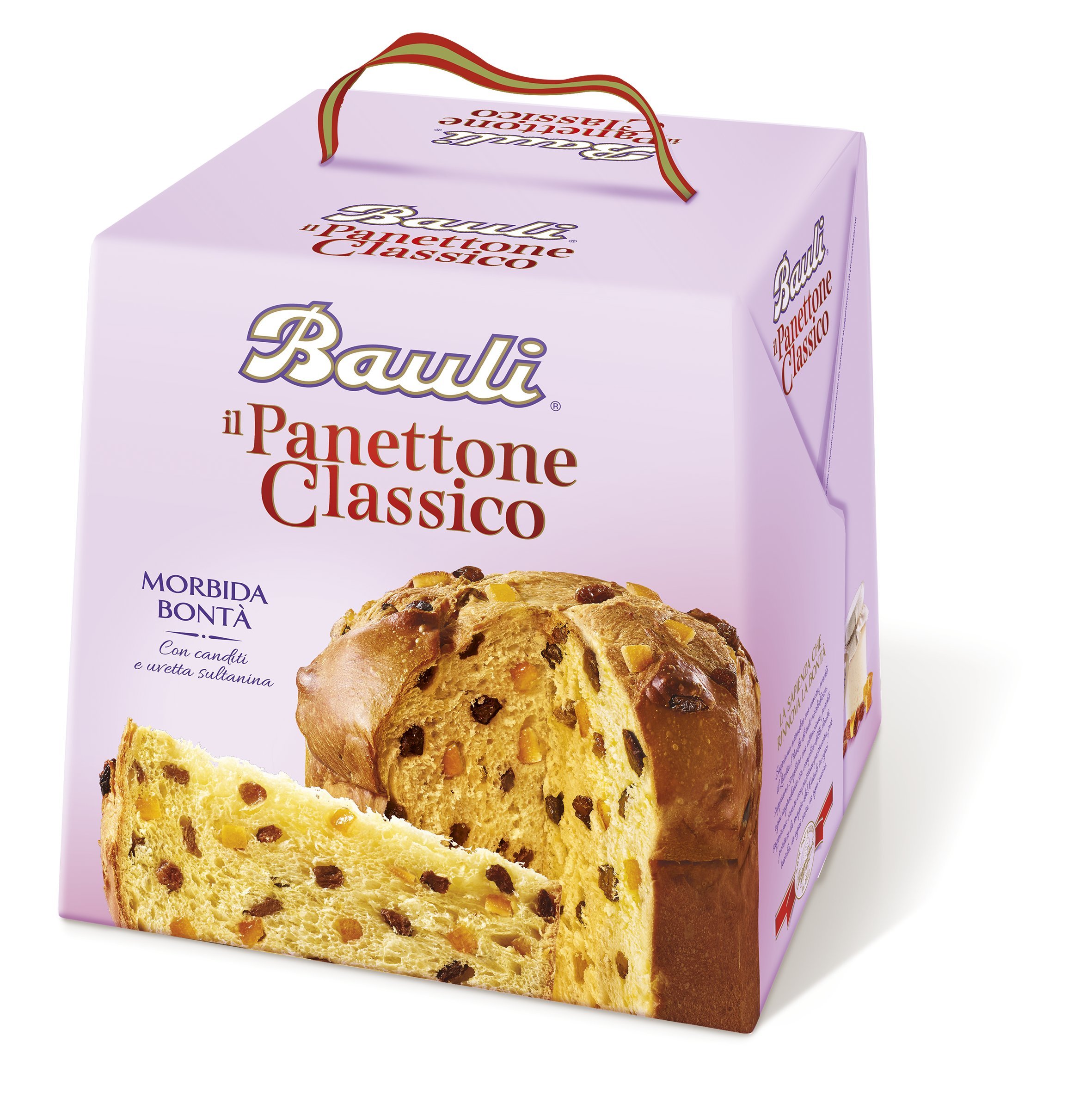 Bauli Panettone mit Rosinen und kand. Orangenschalen 1 kg.