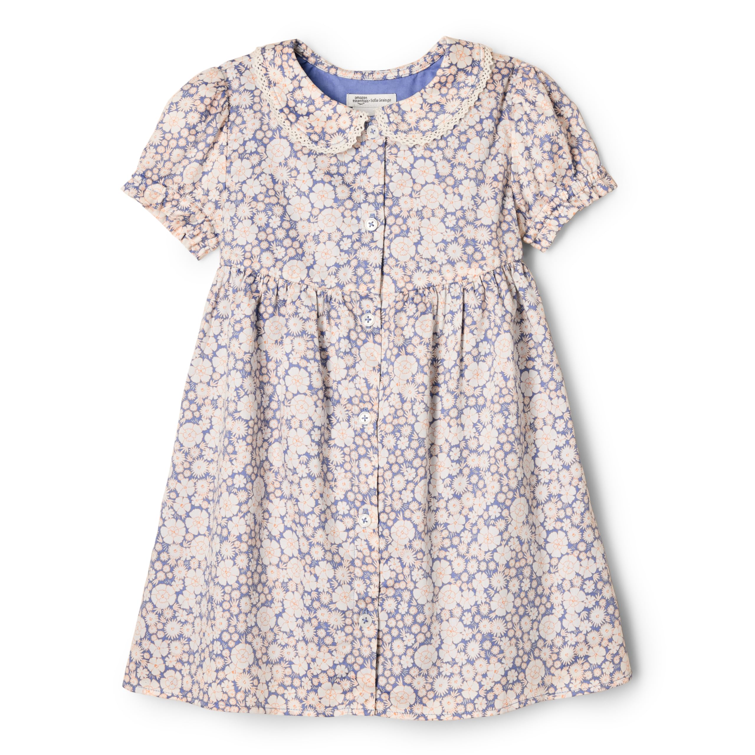 Essentials X Sofia Grainge Abito In Maglia Ricamata Bimba, Avorio, 0 Mesi