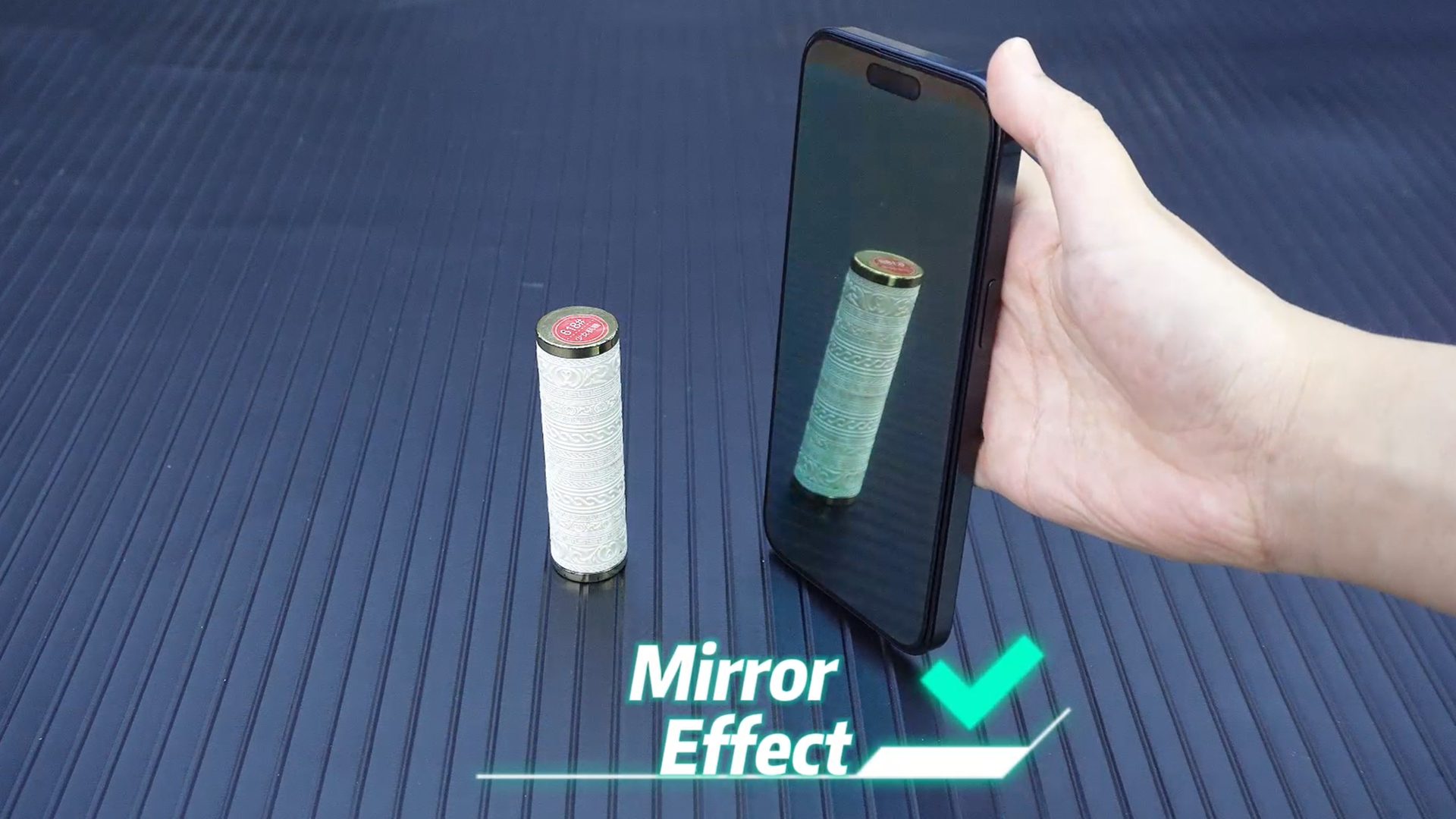 BWEDXEZ Paquete De 2 Vidrios Templados De Privacidad Anti-azul Para IPhone 15 Pro Max Mirror Protector De Pantalla Anti-espía Película Galvanizada Azul De 6.7 Pulgadas