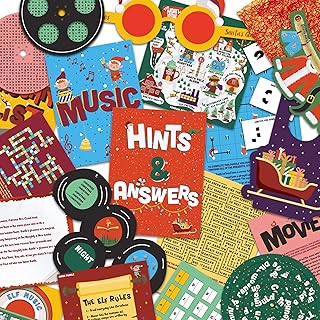 Gift Republic Escape The North Pole - Christmas Escape Room Game - Up to 6 Players - Can You Escape in Time and Save Christmas? Up to 6 Players.