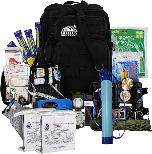 Vital Kit de supervivencia de emergencia de 72 horas para la familia, prepárate para huracanes, inundaciones, tornados u otros desastres, 72 horas