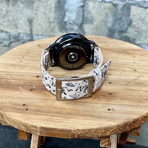 Miniatura 7 de 20mm Watch Band for Samsung Galaxy Watch 5 & 6 (44mm 40mm), Watch 6 Classic (43mm 47mm) Galaxy Watch 5 Pro 45mm - Halloween Motives Bracelet