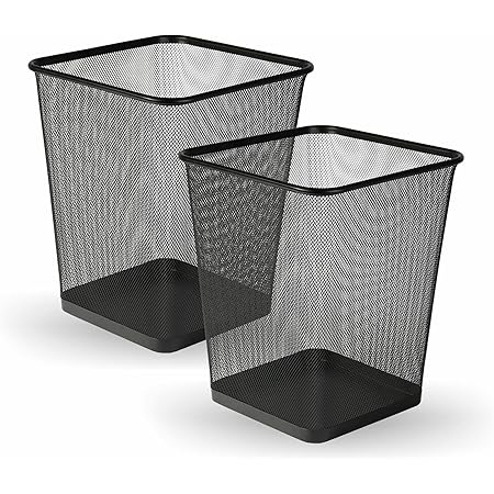 Vireon Papierkorb Aus Bambus - 30L Faltbarer Mülleimer Büro