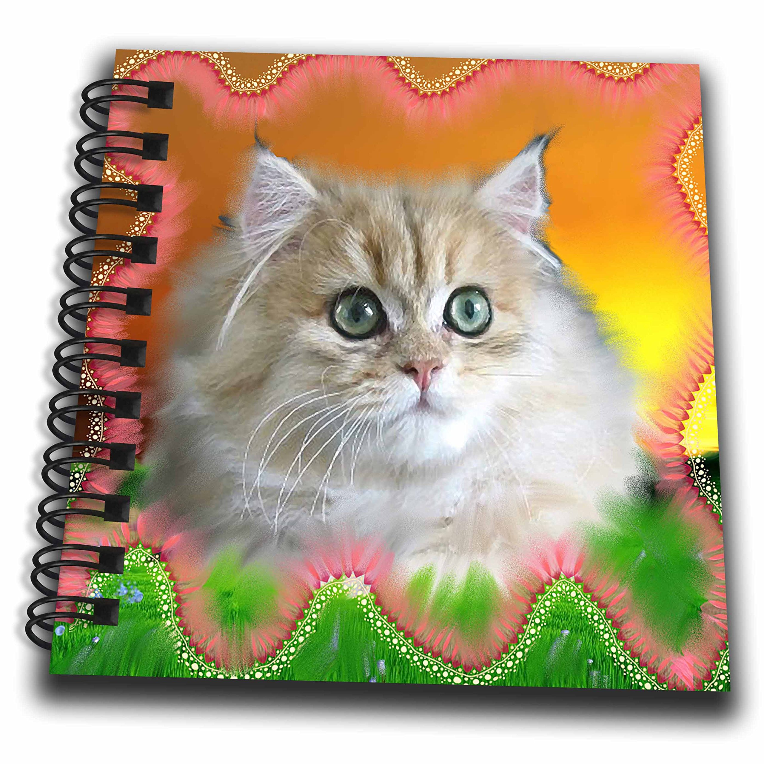 Mini bloc-notes chaton mignon de 4x10,2 cm pour notes rapides