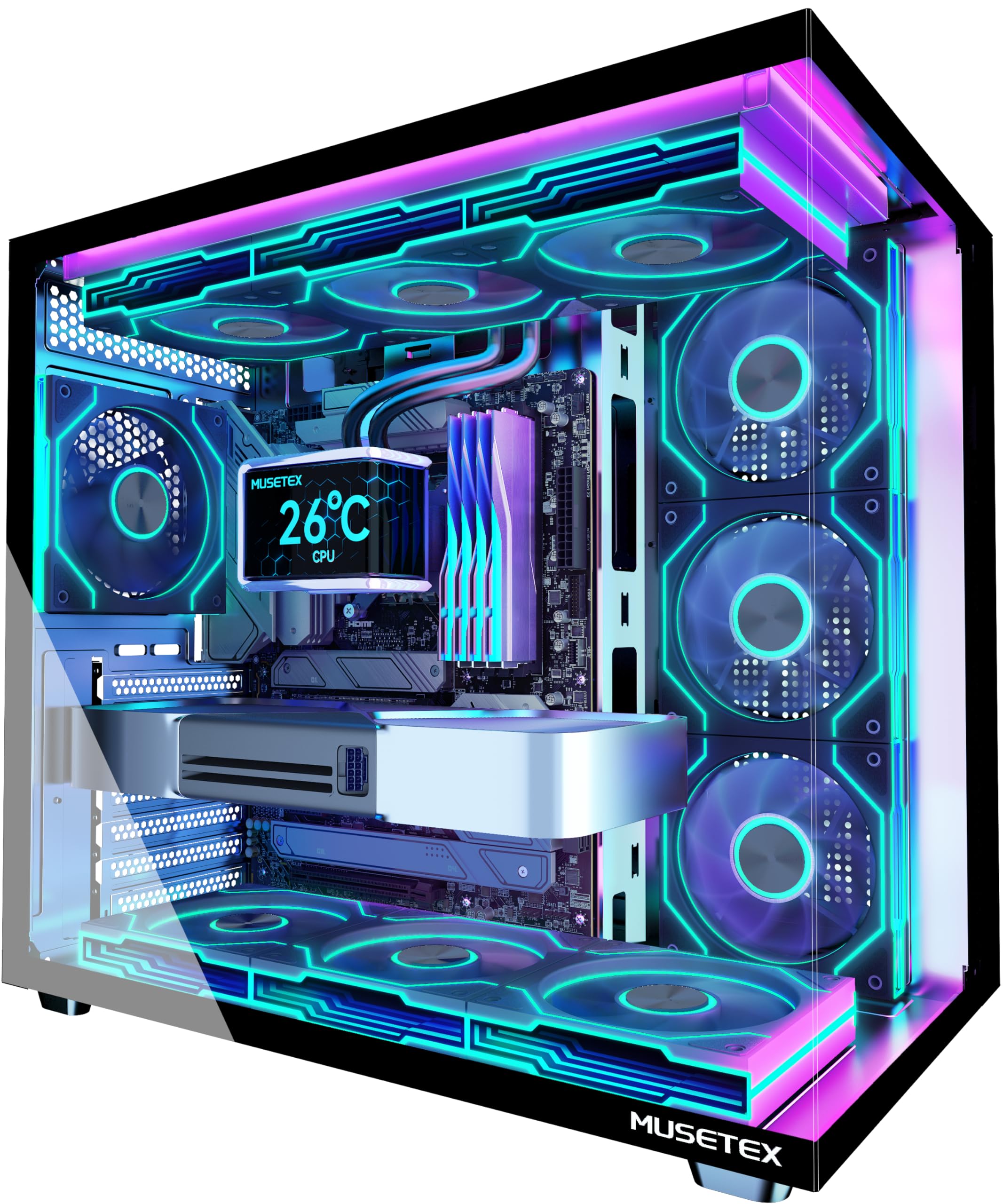 MUSETEX Y6 PC Case