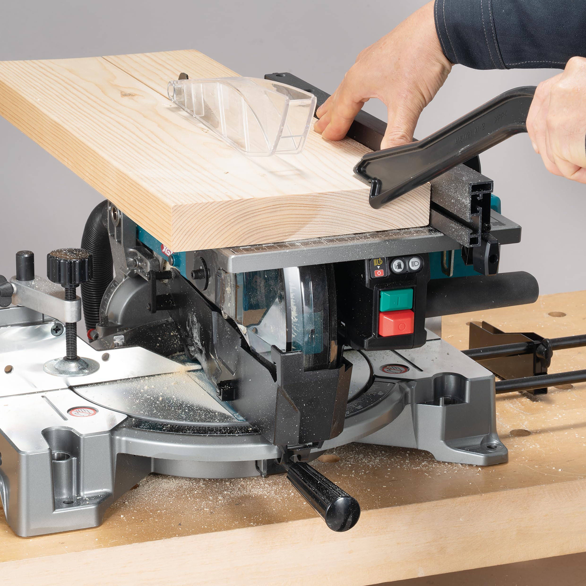Makita LH001GZ - Sega da tavolo e troncatrice a batteria, 40 V max., XGT, senza batteria e caricatore