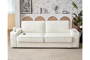 VanAcc 89in Comfy Sofa: Cushy Comfort with Modern Style