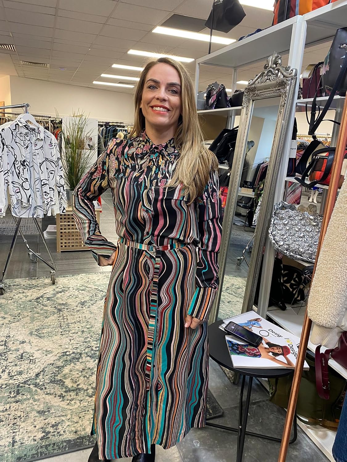Desigual Women's Midi Shirt Dress