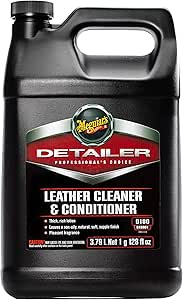 Meguiar's D18001 Detailer Leather Cleaner & Conditioner - 1 Gallon Container