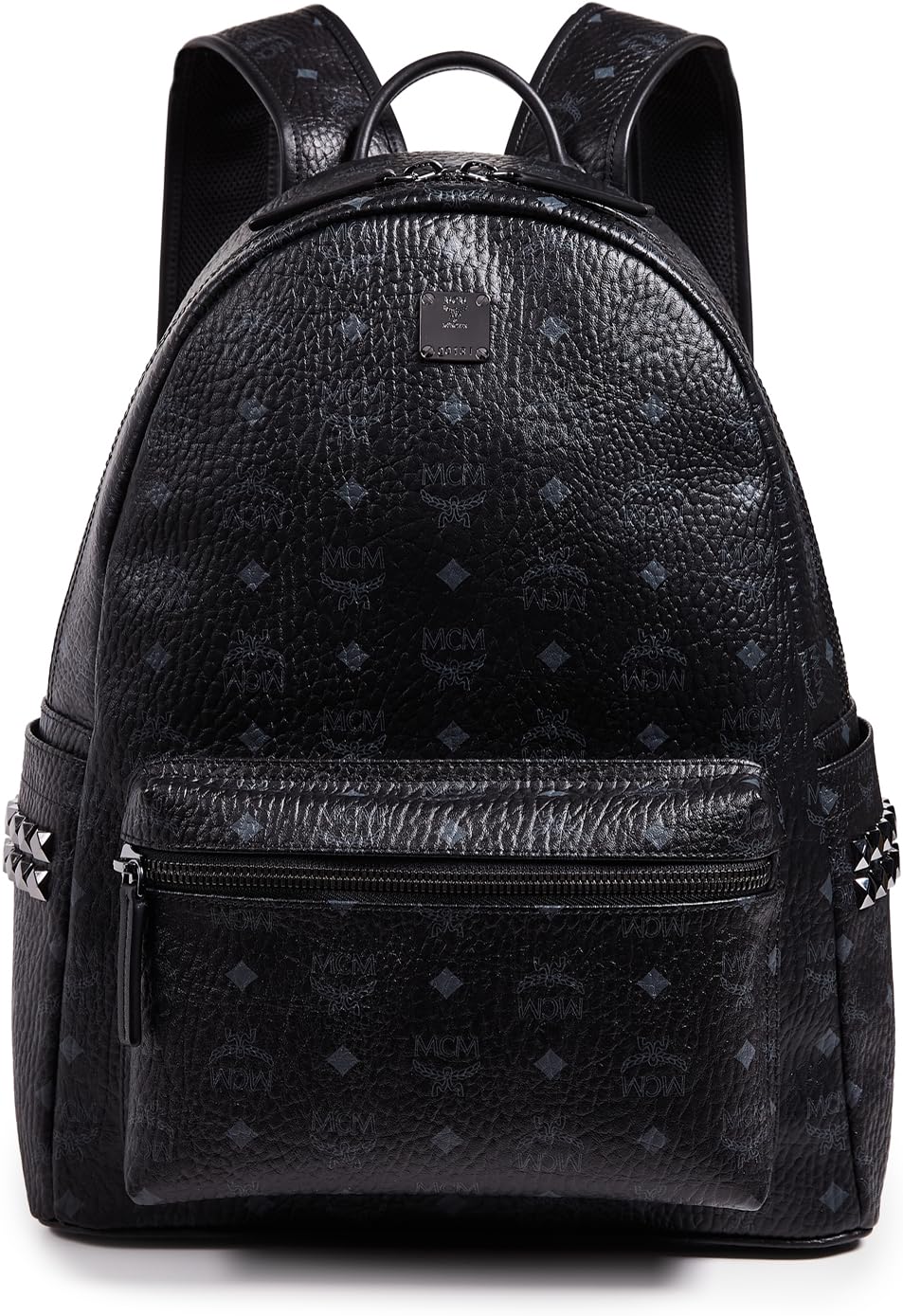 MCM Men's Black Stark Medium Side Stud Backpack Kenya Ubuy