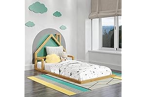 p'kolino Casita House Twin Floor Montessori Bed