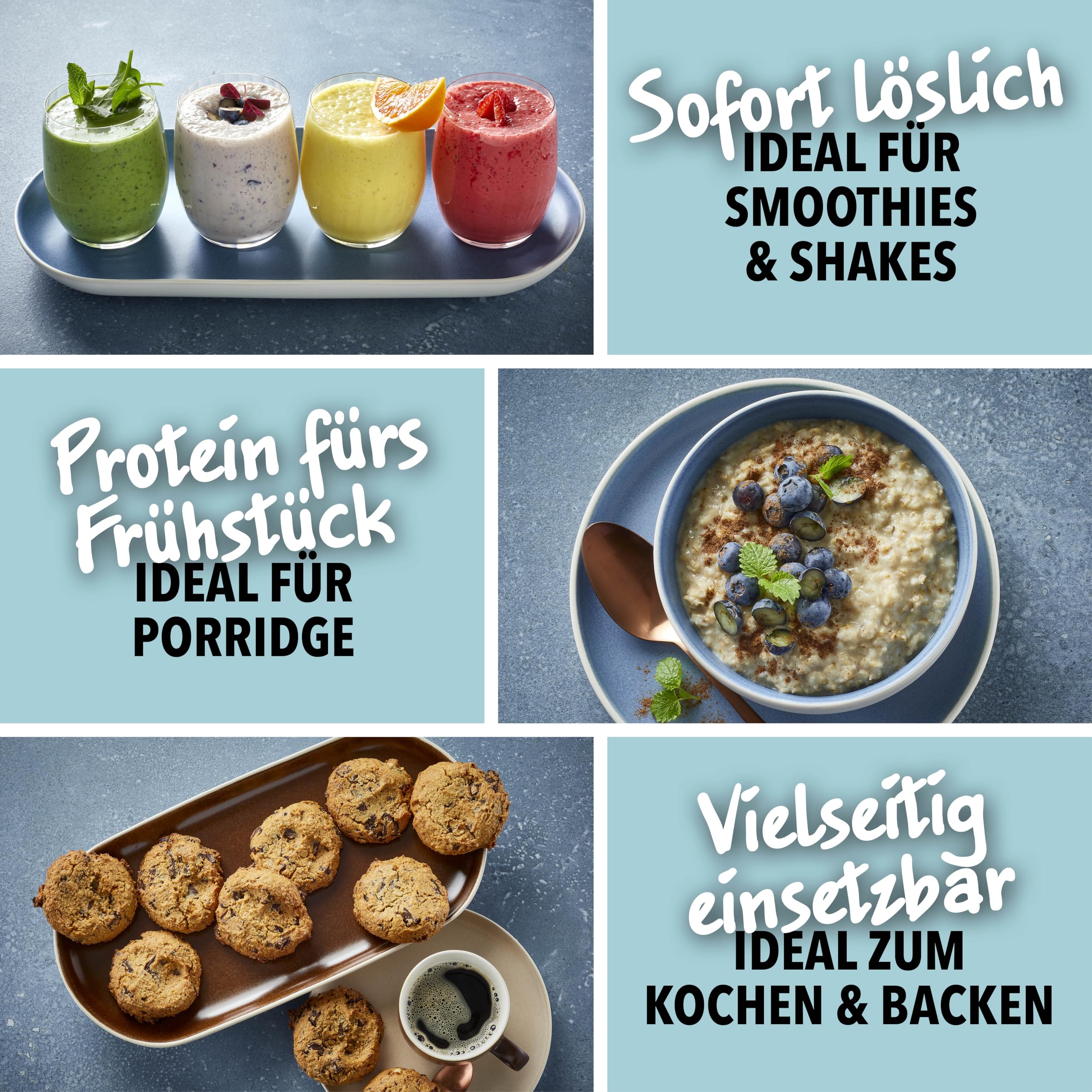 DAVA whitePRO™ Instant Eiklar Pulver 1 kg | 82g Protein pro 100g | Sofort Löslich, Fettfrei, Geschmacksneutral, Ideal für Shakes & Smoothies, Laktosefrei