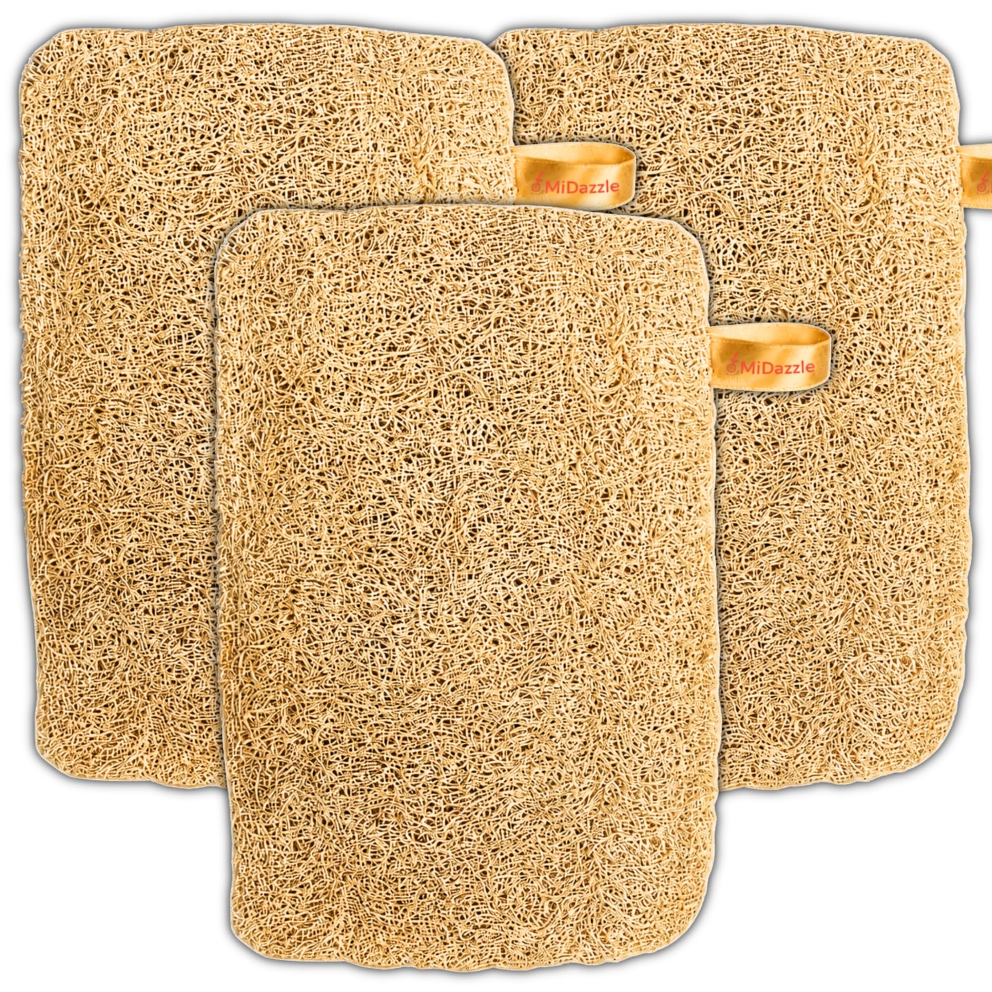 Natural Sun Dried Bath Loofah Pack of 2