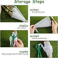 Vista 5 de Aoriher 12 figuras de acción de juguete de paracaídas de la bandera estadounidense, juegos al aire libre para niños, juguetes voladores sin batería