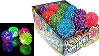 Vista 10 de JA-RU Bolas con puntas iluminadas para niños (paquete de 8) – Pelotas hinchables iluminadas Juguetes para ansiedad con puntas para aliviar