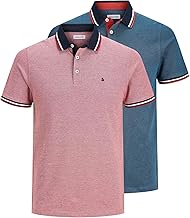 JACK & JONES Polo Pack de 2 Polo Uni Col Chemise